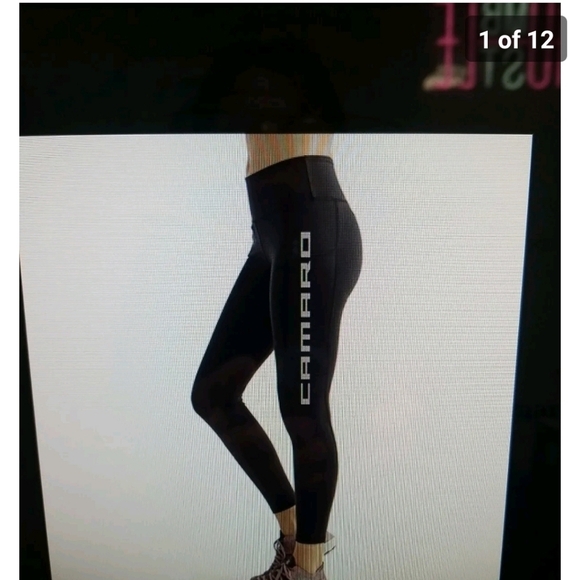 LADIES CAMARO LUNA LEGGINGS IN BLACK SIZE LARGE. - Picture 2 of 8